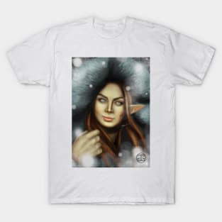 Elven Lady of Winter T-Shirt